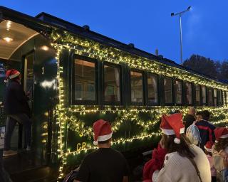 comboio de natal regressa à linha do vouga