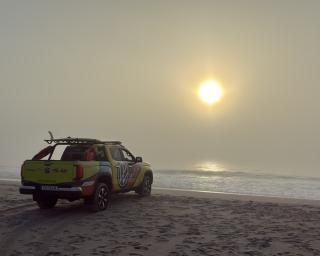Buscas por desaparecido na Costa Nova são retomadas esta manhã.
