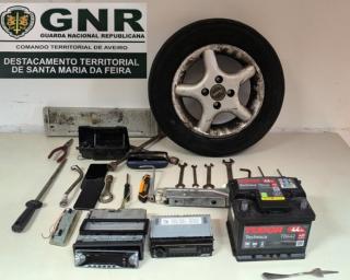 gnr deteve suspeito de furto de veiculo