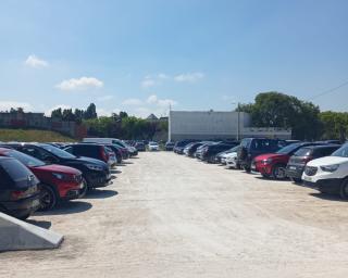 Concluída a obra de ampliação do parque de estacionamento junto ao Hospital.