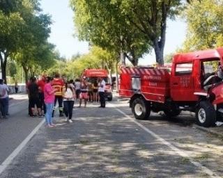 Bombeiros feridos em acidente já tiveram alta.