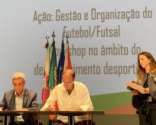Oliveira do Bairro: Município tem acordo com associação de futebol e federação para promoção da prática desportiva.