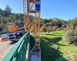 Trabalho de inspeção em pontes de viadutos de Águeda está em marcha.