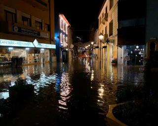 Rede viária afetada pelo mau tempo. Nível das águas baixa na região.