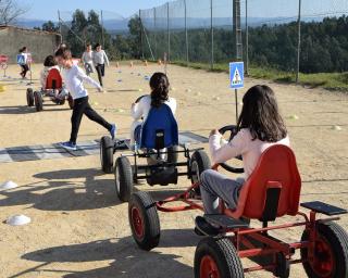 Crianças de Albergaria integradas em projeto de educação rodoviária.