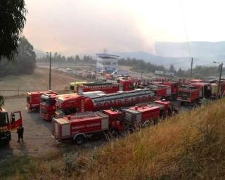 Sever: Alto do Roçário foi centro do comando no combate ao incêndio.