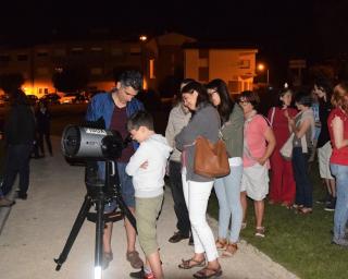 Sessão de Astronomia em Albergaria.