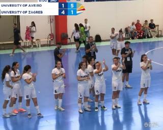 aveiro perde final europeia de futsal universitário