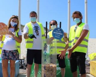 Roteiro do “viajante do lixo” passa hoje por Aveiro e amanhã pela praia da Barra.