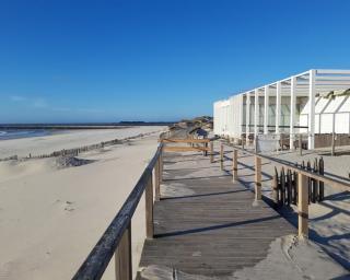 Passadiço entre Barra e Costa Nova pronto até final do mês.