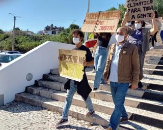 Candidatura do Bloco de Esquerda juntou-se à greve climática.