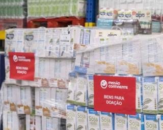 Missão Continente deixa cerca de 100 mil euros em alimentos na IPSS do distrito.