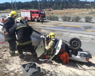 Simulacro provoca condicionamentos à circulação na Gafanha da Nazaré.