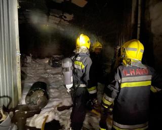 Ílhavo: Incêndio destruiu oficina na Coutada.