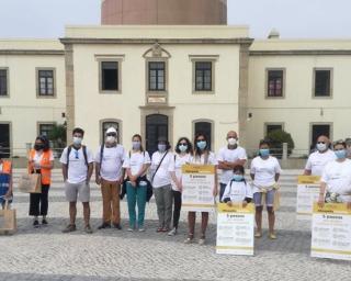 Ordem dos Médicos do Centro em acção preventiva contra a Covid na região de Aveiro.