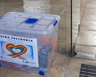 PSP adere à onda de solidariedade em forma de caixas solidárias.