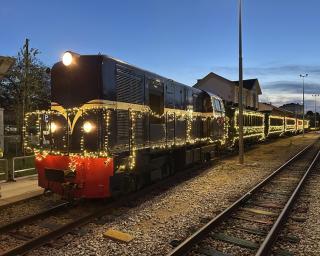 comboio de natal regressa à linha do Vouga no proximo fim de semana