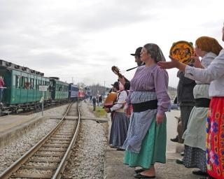 Comboio histórico volta a circular em edição especial de Páscoa.