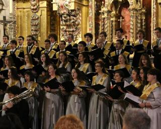 Coro da Universidade de Salamanca em concerto no Museu de Santa Joana.