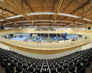 Centro de Alto Rendimento – Velódromo Nacional de Anadia com muito movimento este fim-de-semana.