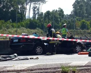 Dois feridos graves em acidente na A29.