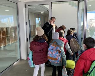 Hoje foi o primeiro dia da 'nova' Escola do 1.º Ciclo de São Bernardo.