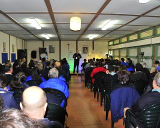 Movimento escutista reunido em São Jacinto.