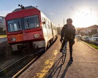 Topa Gomes pedala por modernização efetiva da Linha do Vouga.