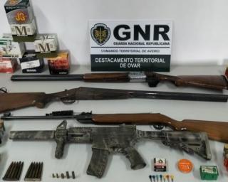 GNR: Apreendidas várias armas em Estarreja.