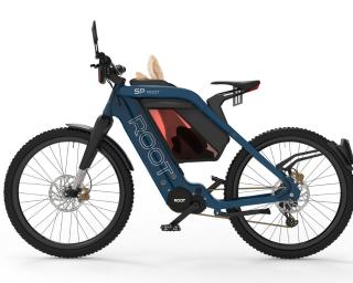 UA regista design de bicicleta elétrica inovadora.