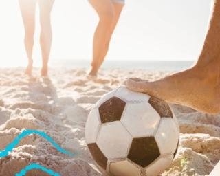 futebol inclusivo na praia da vagueira