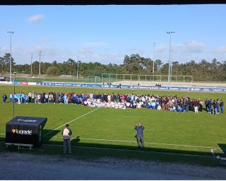 gafanha goleia e confirma subida