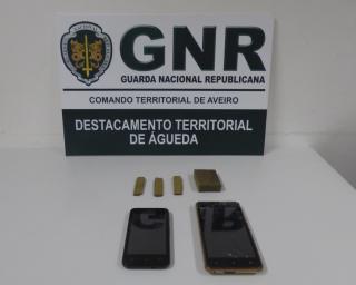 Águeda: GNR deteve suspeito de tráfico de estupefacientes.