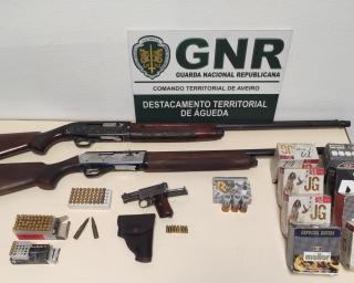 Águeda: Detido homem por posse ilegal de armas.