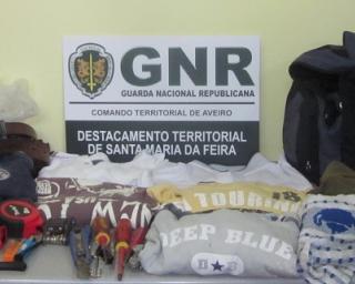GNR de Santa Maria da Feira: Homem detido por furtos.