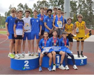 O Grecas cotou-se como campeão masculino e vice campeão distrital feminino sub20 em atletismo.