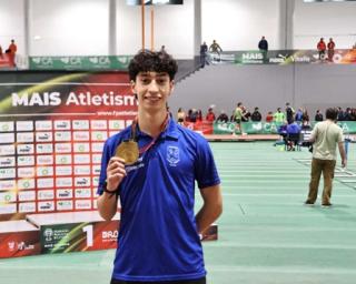 David Moura que se sagrou campeão nacional nos 800 metros