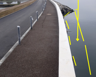 Estrada dique fica meio milhão de euros mais cara para corrigir deslizamento ocorrido no final da obra. (notíciasdeaveiro)