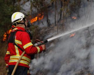 Fogo florestal de Águeda está controlado.