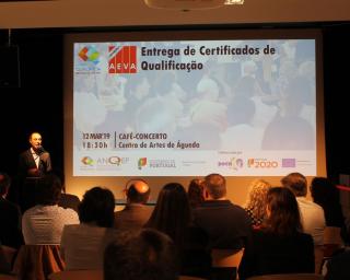 Entrega de Certificados Profissionais pelo Centro Qualifica da Região de Aveiro decorreu ontem.
