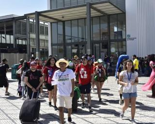 Peregrinos estrangeiros recebidos em festa na Diocese de Aveiro.