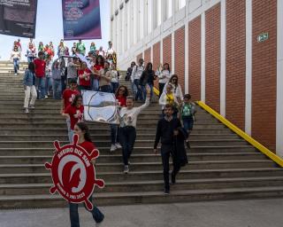 Aveiro despediu-se dos símbolos das Jornadas Mundiais da Juventude.