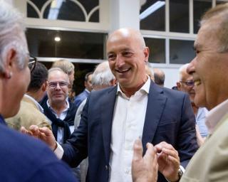 luis souto em discurso de reconhecimento dos candidatos