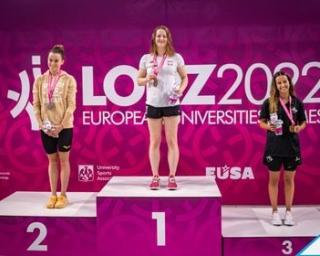 Natação: Nadadora do Galitos conquista a Medalha de Bronze nos europeus universitários.