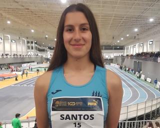 Atletismo: Mariana Santos (Os Ílhavos) em 7º na primeira presença nacional na disciplina de salto com vara.