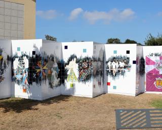 Ílhavo: Mural evoca memória de Cimo de Vila e homenageia Nossa Senhora do Pranto.