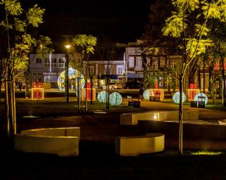 Município de Ílhavo ativa as iluminações de Natal.