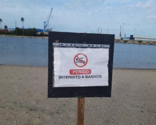 Acesso proibido à água do Oudinot durante o fim de semana.