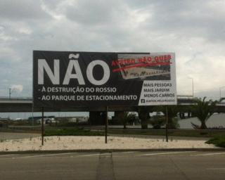 Juntos pelo Rossio assume uso do painel do PS mas diz que pagou oudoor contra ideia para o Rossio.
