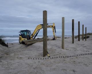 Obra de ligação dos passadiços da Barra à Costa Nova já começou.